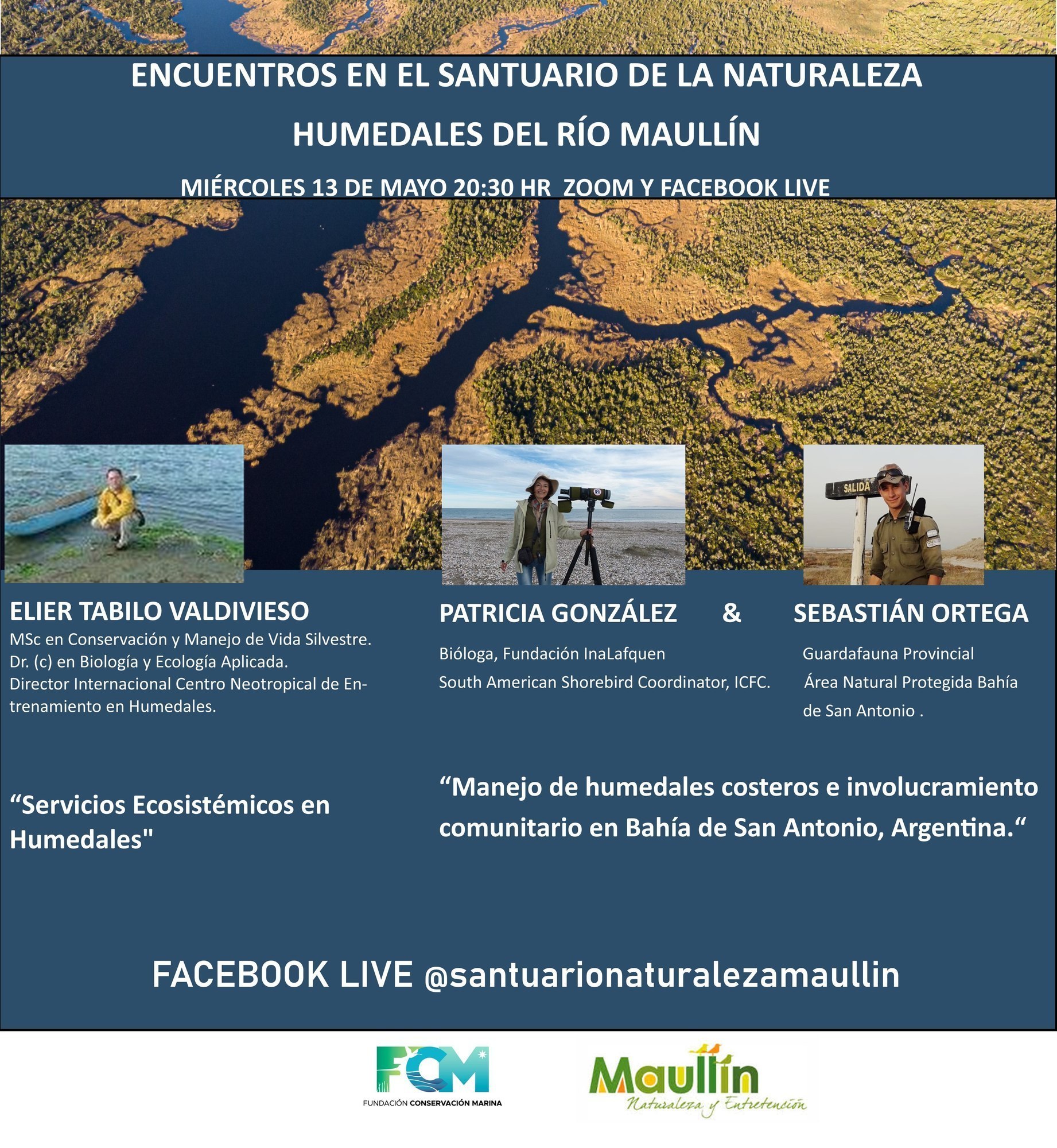 Exitoso programa de charlas “Encuentros en el Santuario de la Naturaleza Humedales del río Maullín”