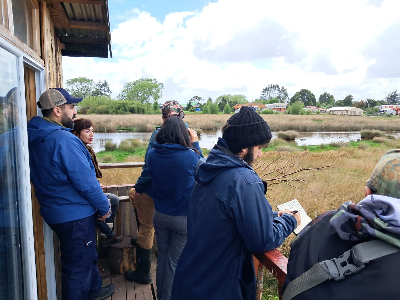 Salida a terreno estudiantes VI Curso de Gestión para la Conservación de Humedales